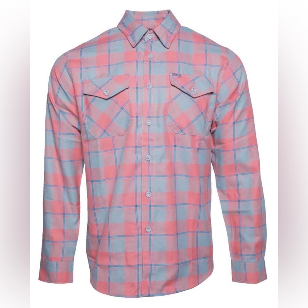 Dixxon Flannel Guns N' Roses Flannel Men’s Welcome To The Jungle Pink Plaid